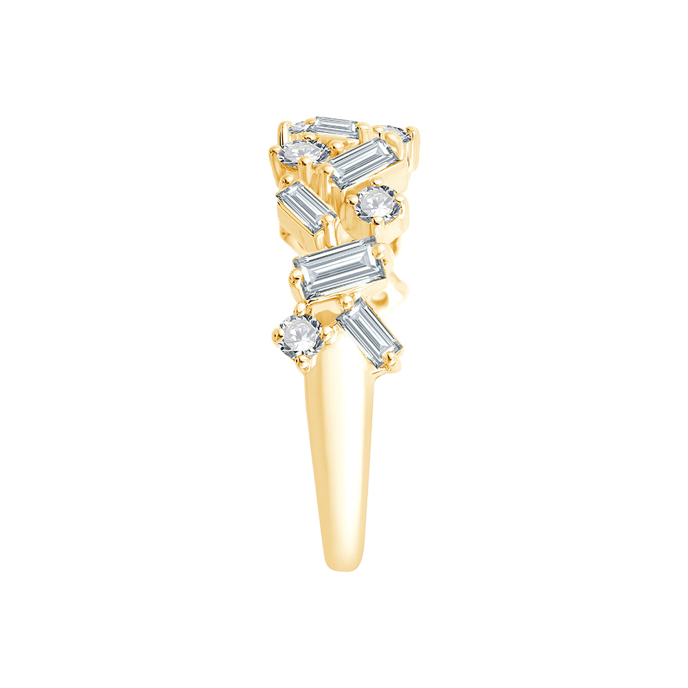 Mixed Cut Scattered Geometric Ring