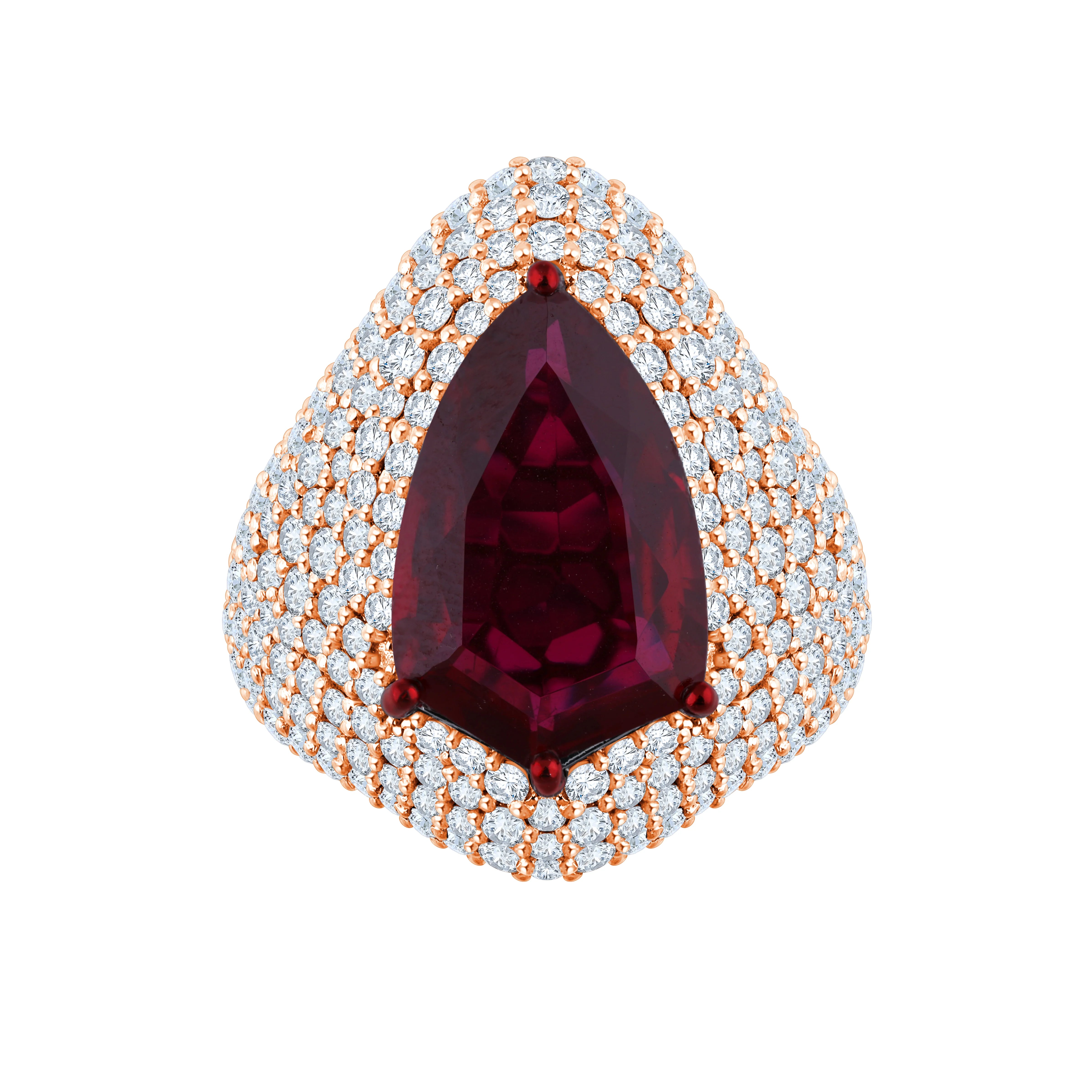 Ruby Cocktail Ring