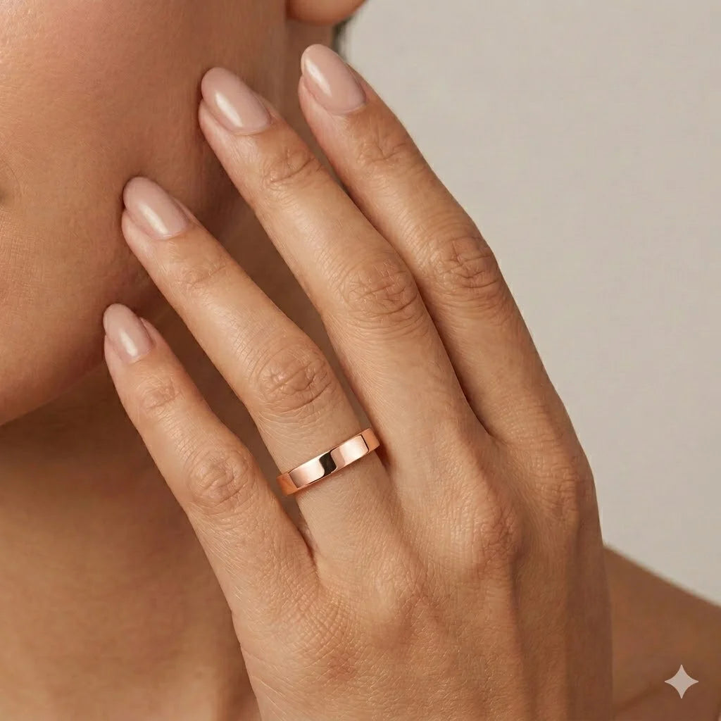 Classic Plain Gold Band