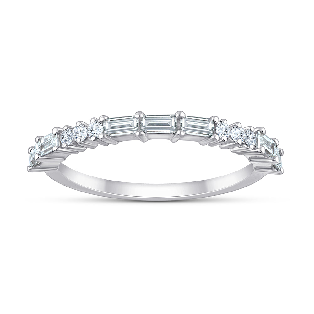 Baguette Brilliant Cut Stackable Ring
