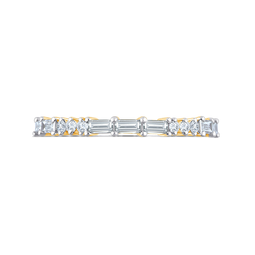 Baguette Brilliant Cut Stackable Ring
