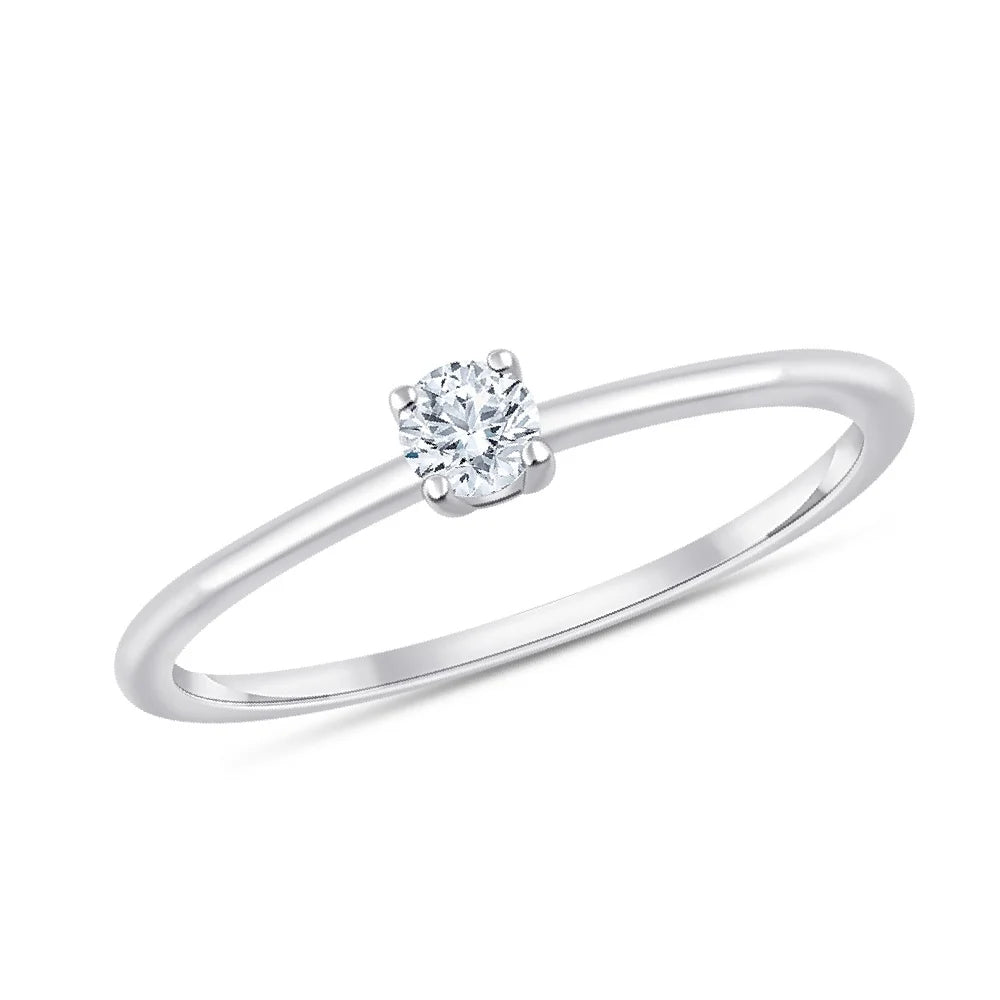 Brilliant Cut Solitaire Ring