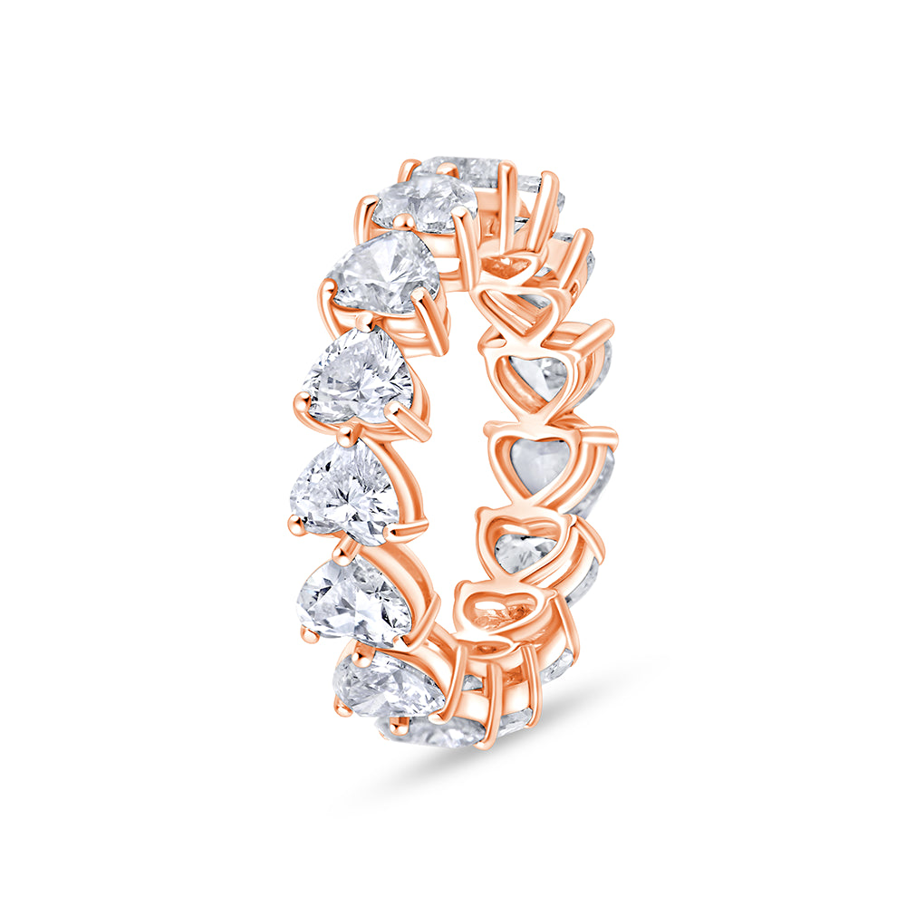 Heart Cut Full Eternity Band