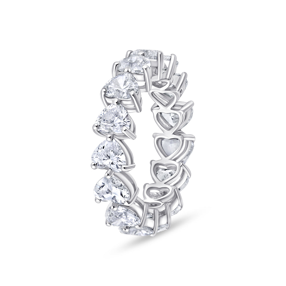 Heart Cut Full Eternity Band