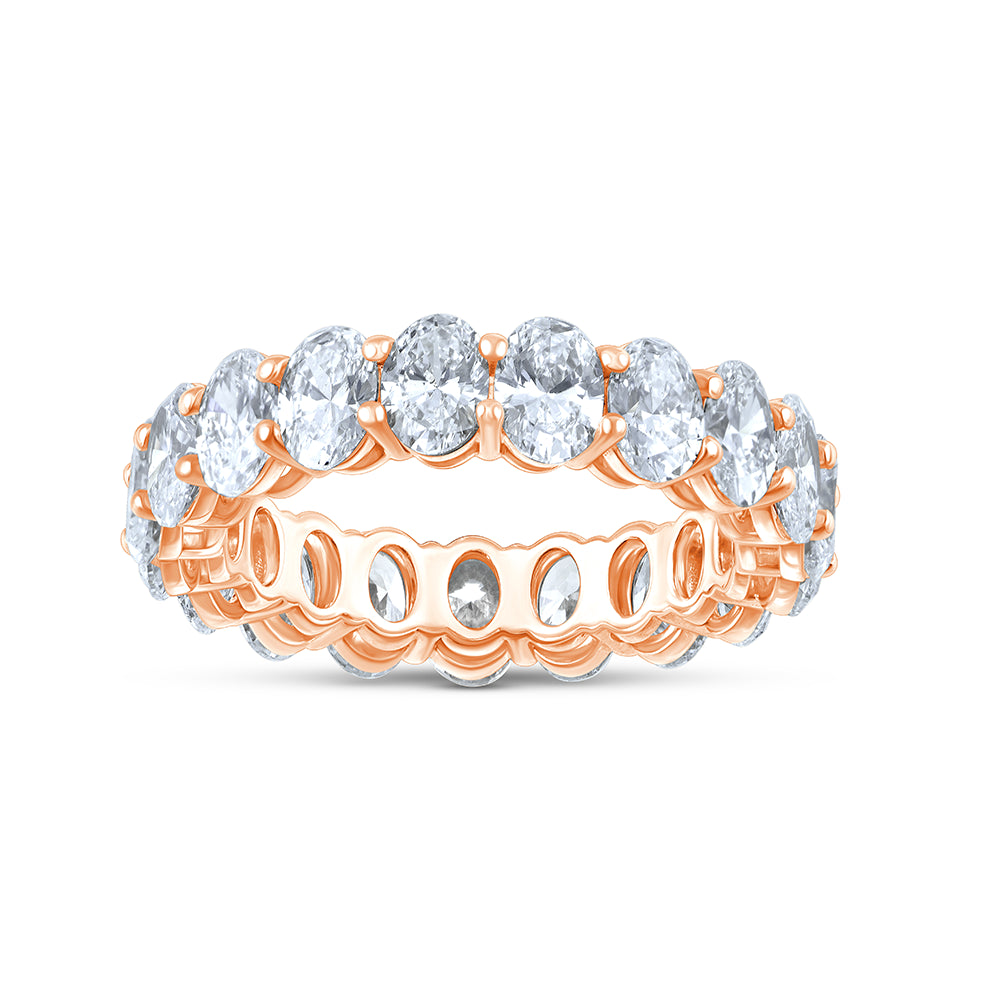 Oval Cut Full Eternity Band