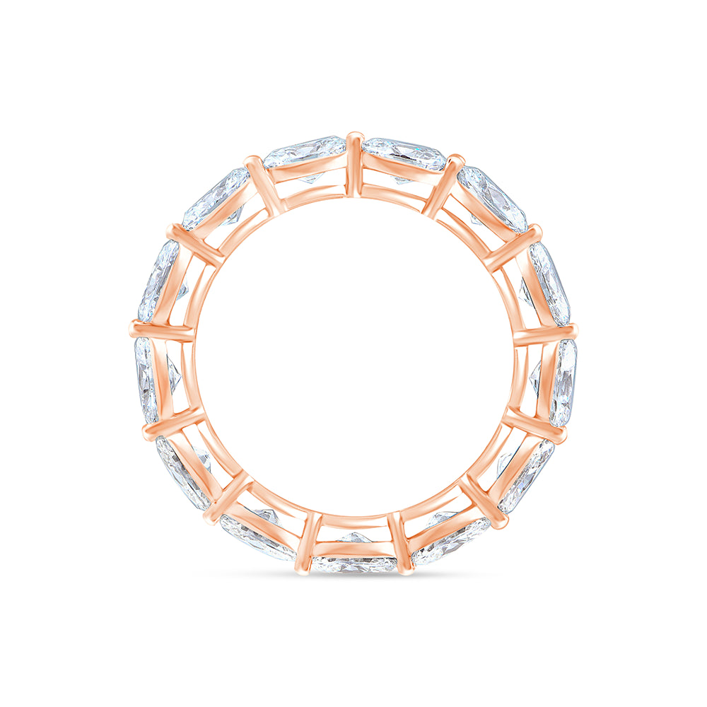 Oval Cut Full Eternity Band