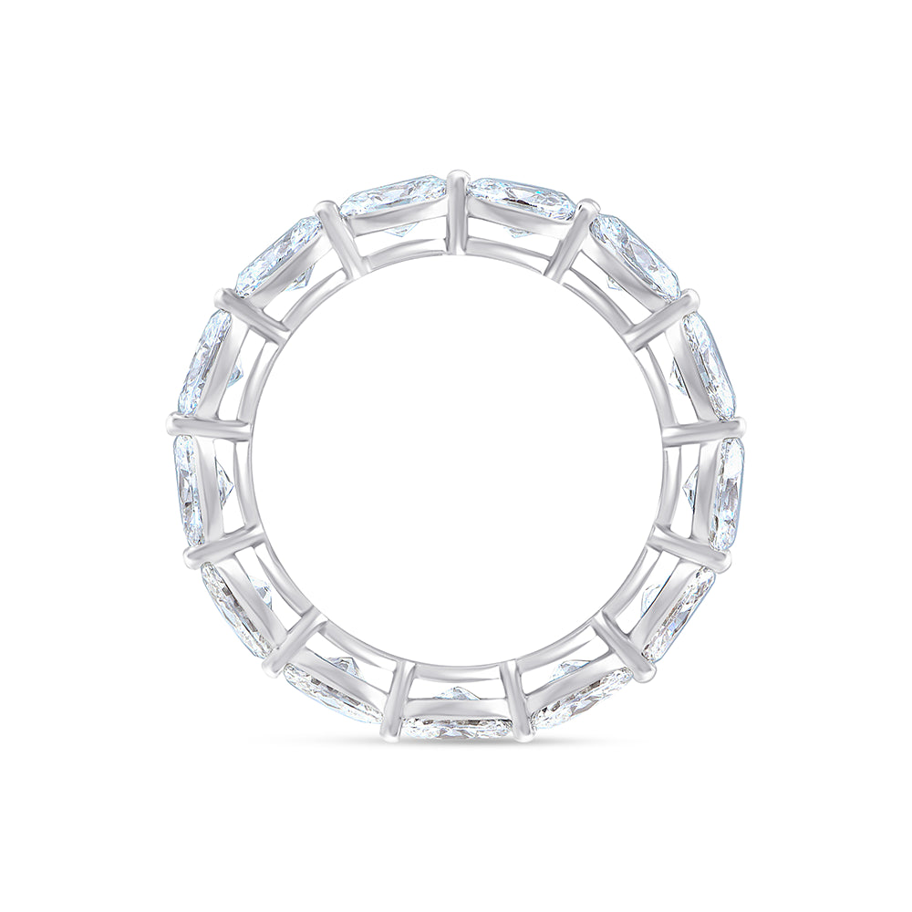 Oval Cut Full Eternity Band