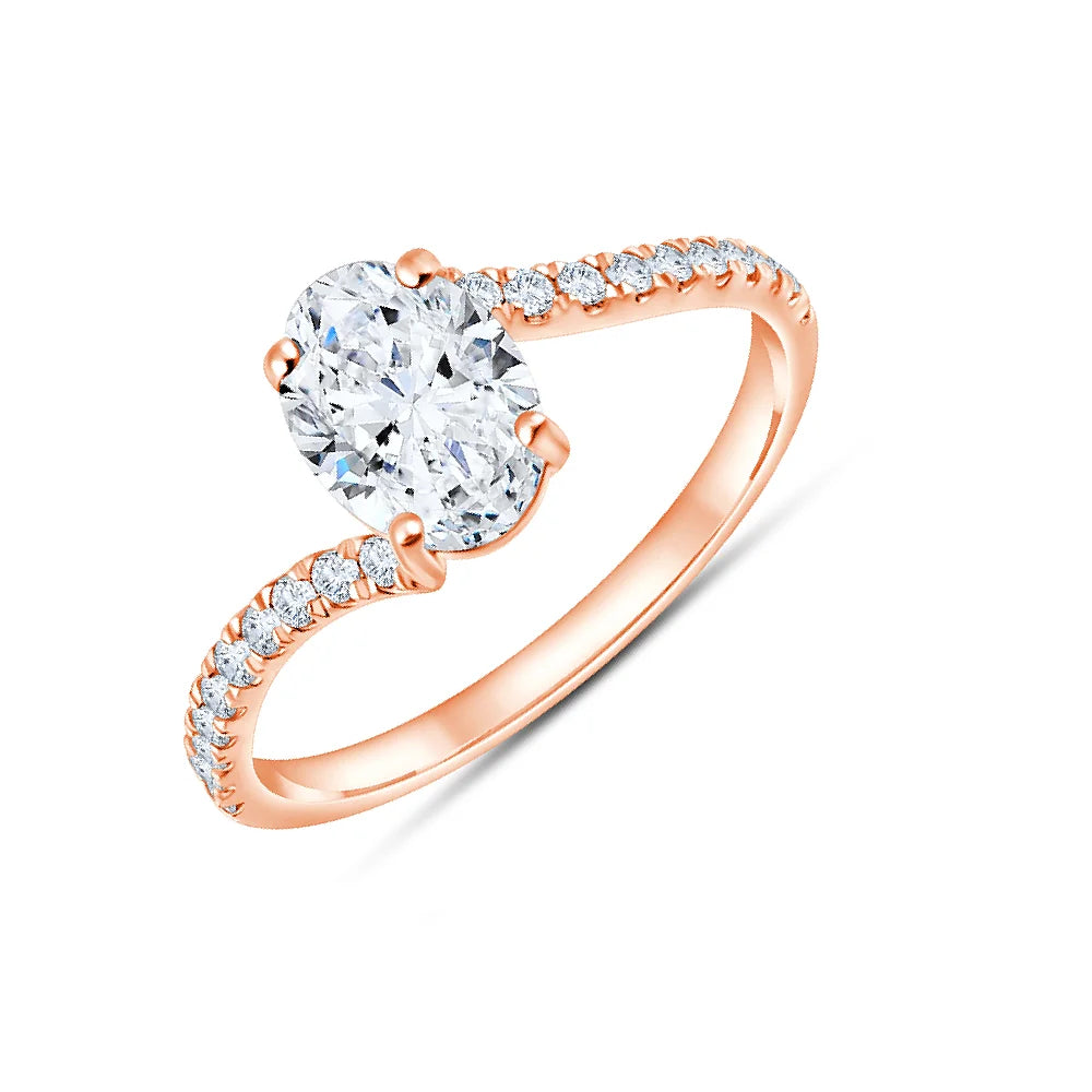 Oval Cut Solitaire Ring