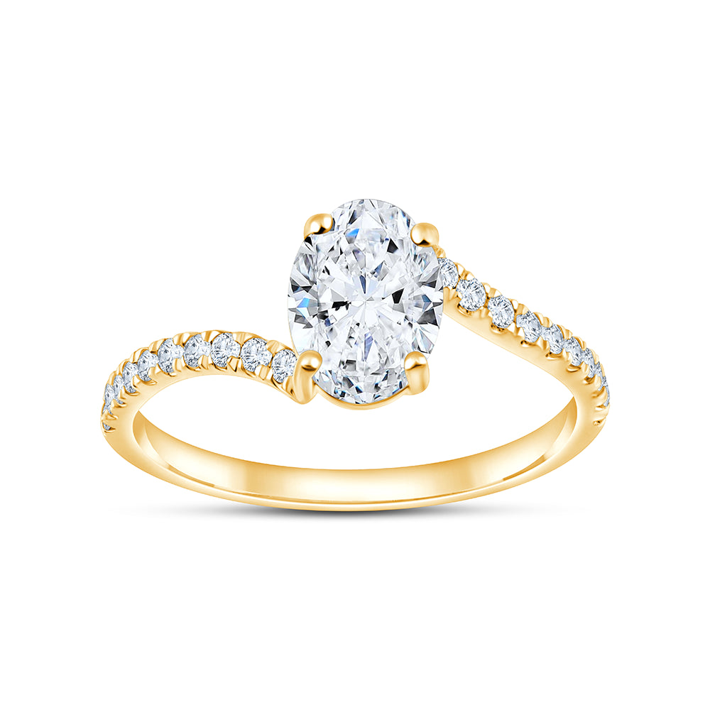 Oval Cut Solitaire Ring