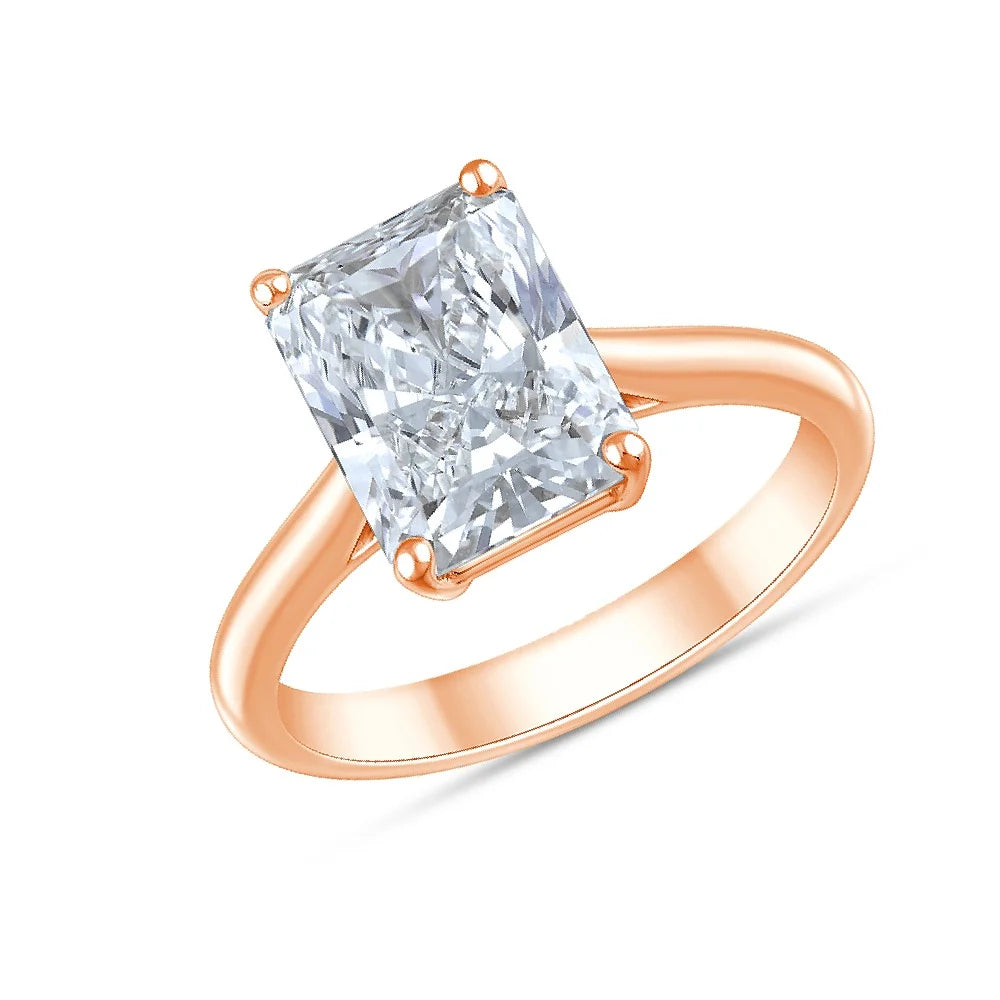 Cushion Cut Solitaire Ring