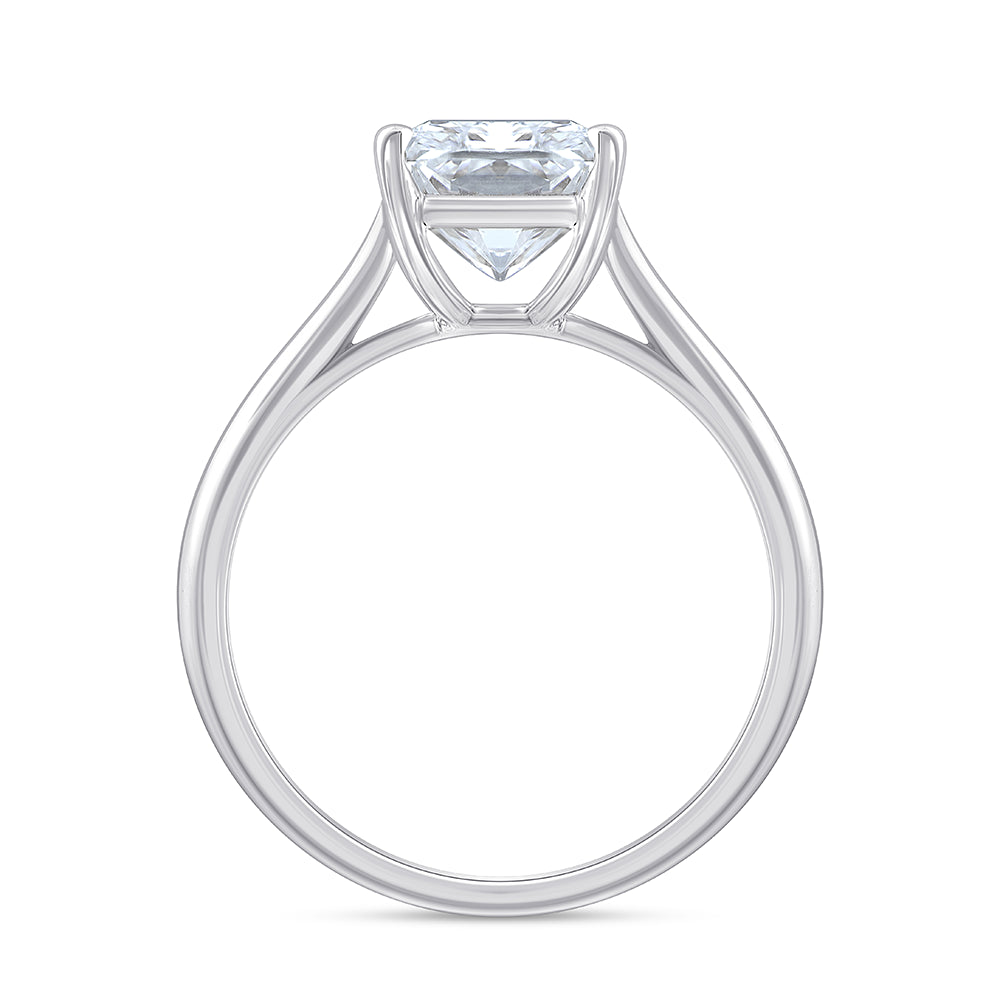 Cushion Cut Solitaire Ring