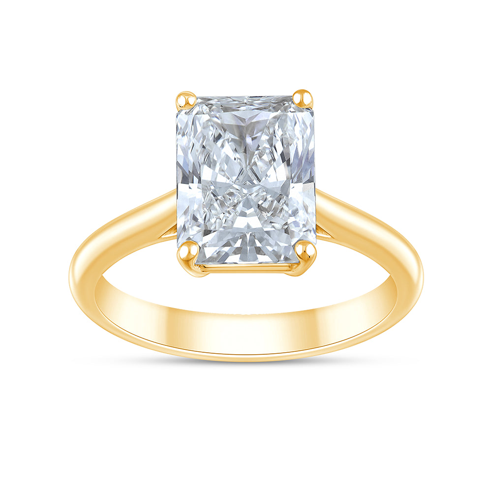 Cushion Cut Solitaire Ring