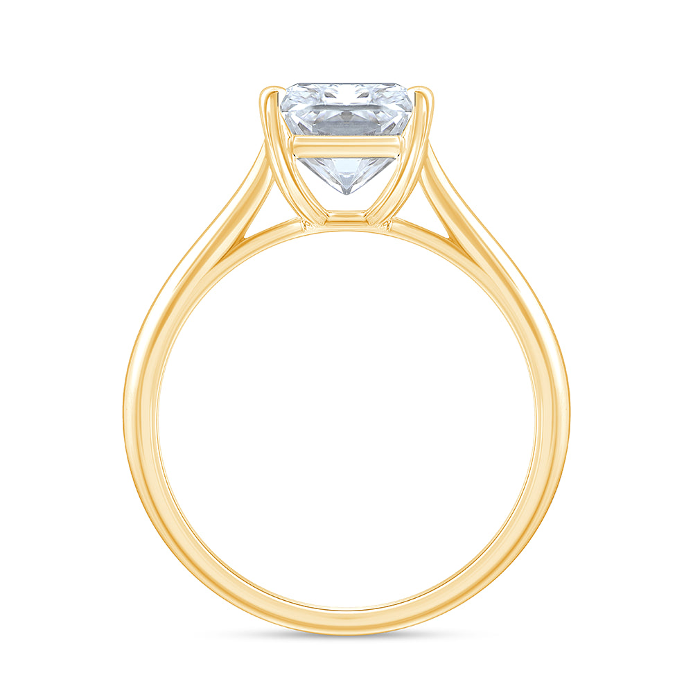 Cushion Cut Solitaire Ring