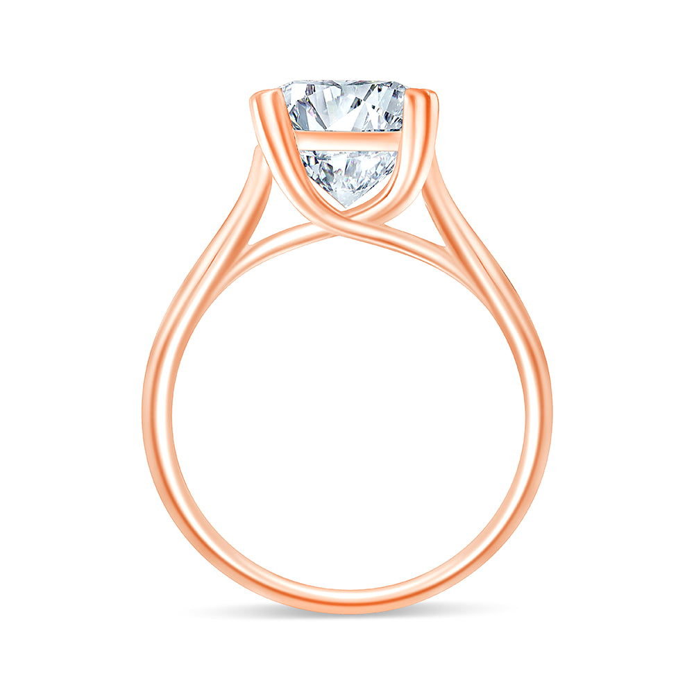 Emerald Cut Solitaire Ring