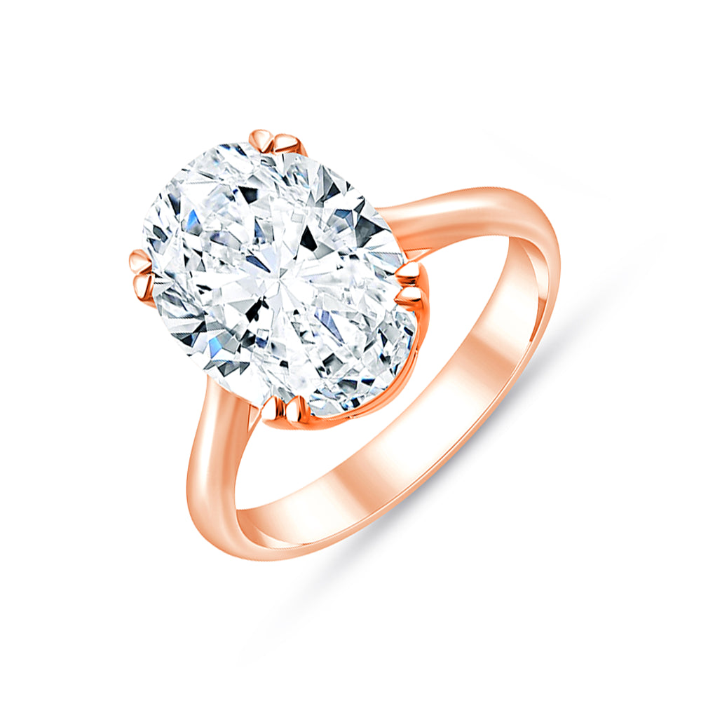 Oval Cut Solitaire Ring