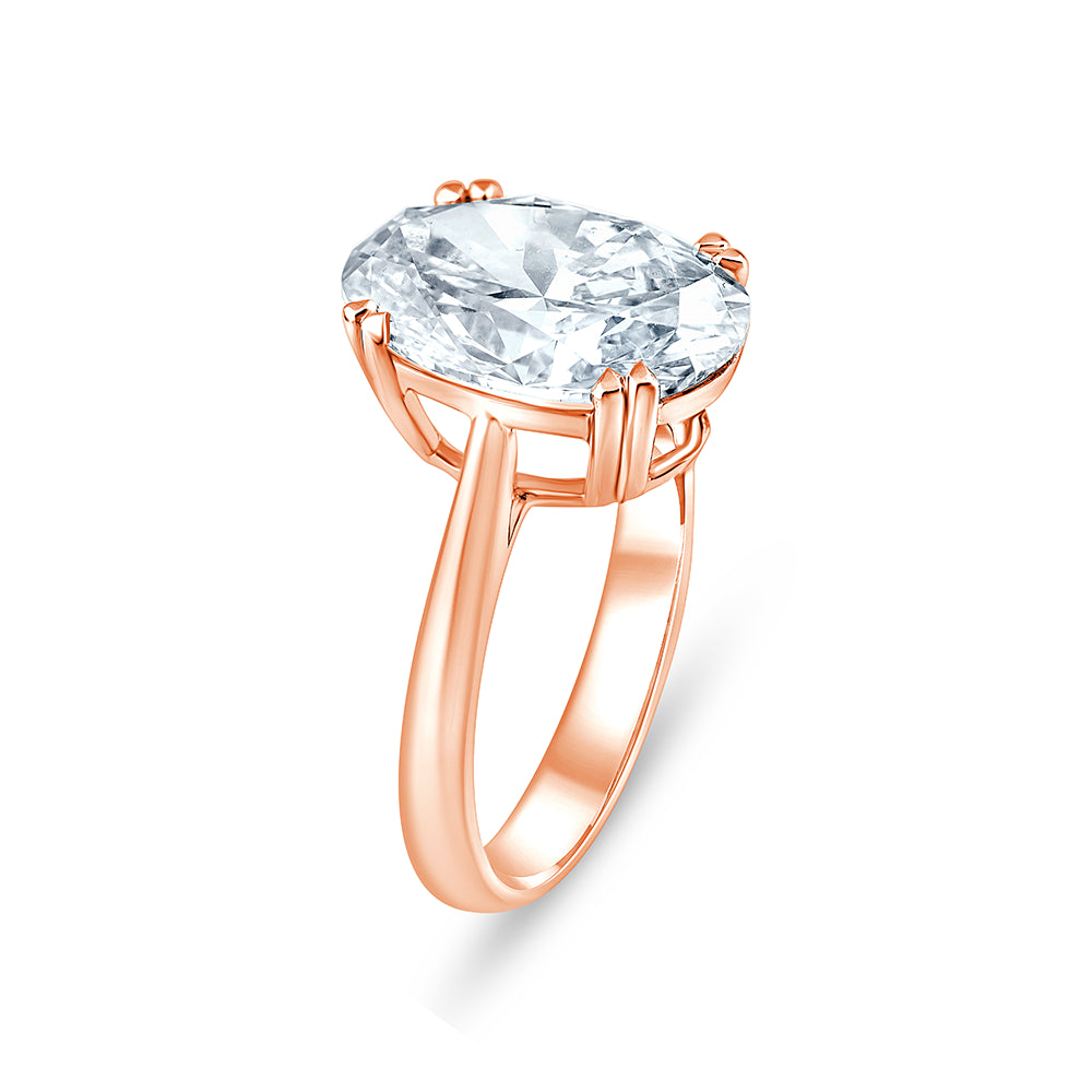 Oval Cut Solitaire Ring