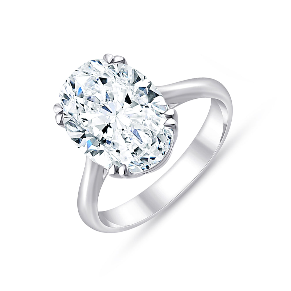 Oval Cut Solitaire Ring