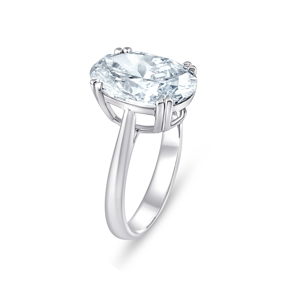 Oval Cut Solitaire Ring