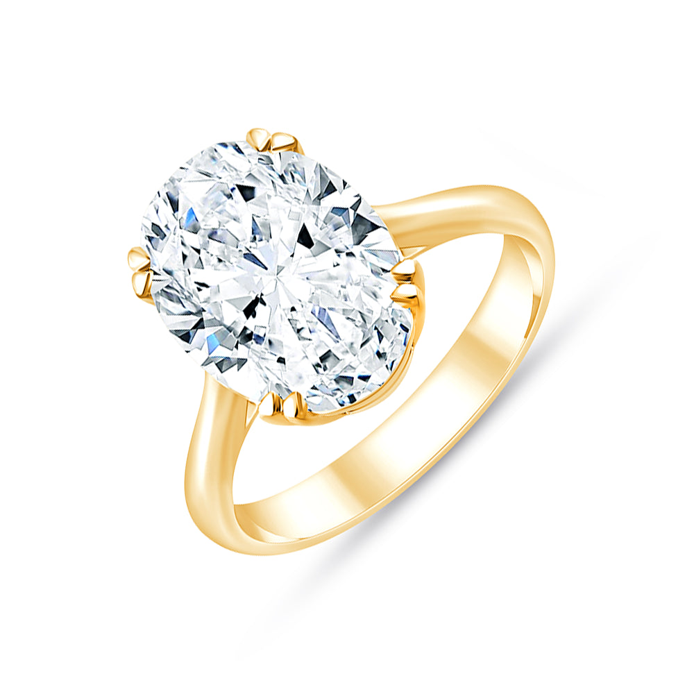 Oval Cut Solitaire Ring