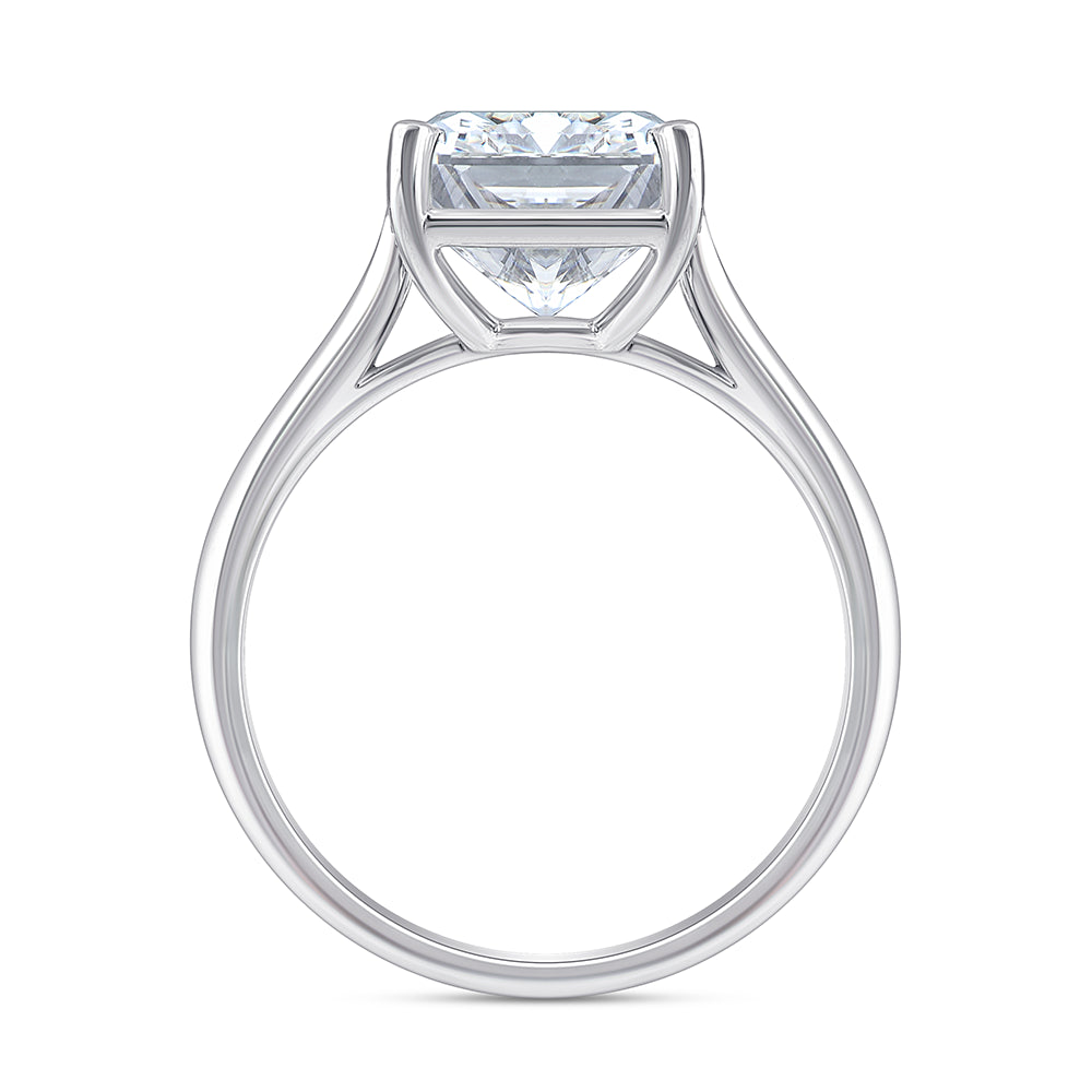 Cushion Cut Solitaire Ring