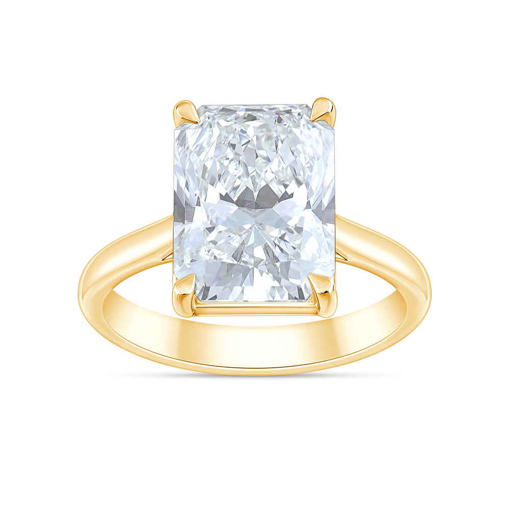Cushion Cut Solitaire Ring