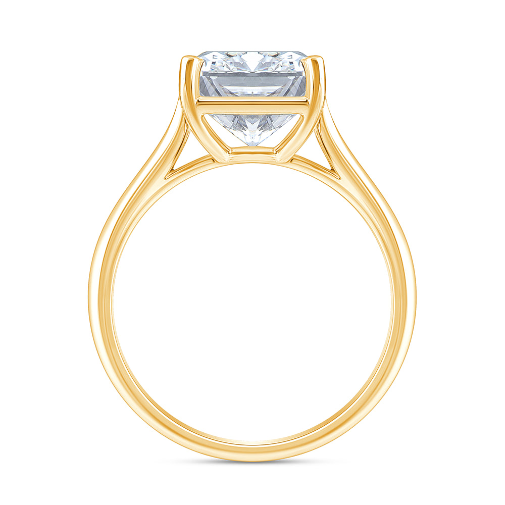 Cushion Cut Solitaire Ring