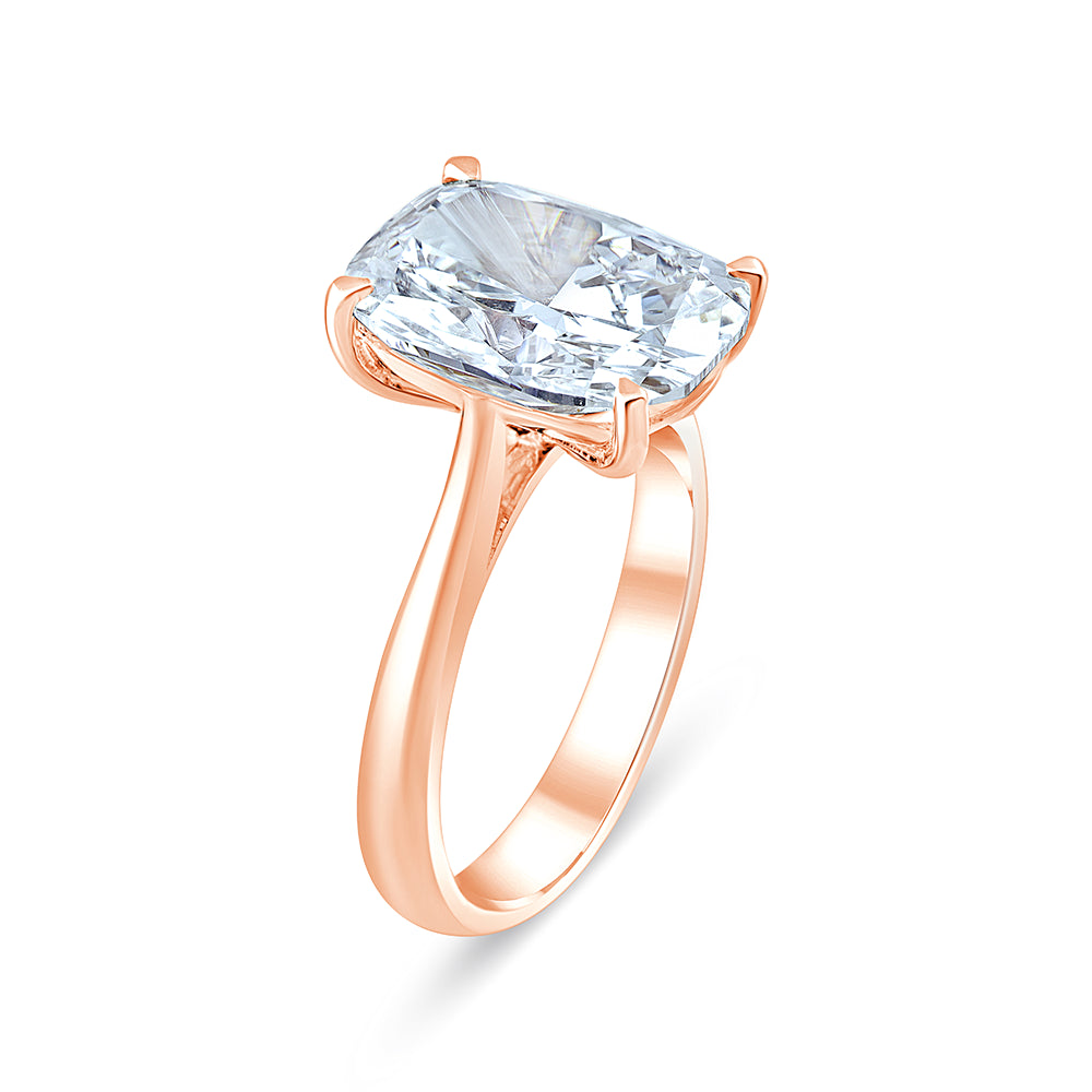 Cushion Cut Solitaire Ring