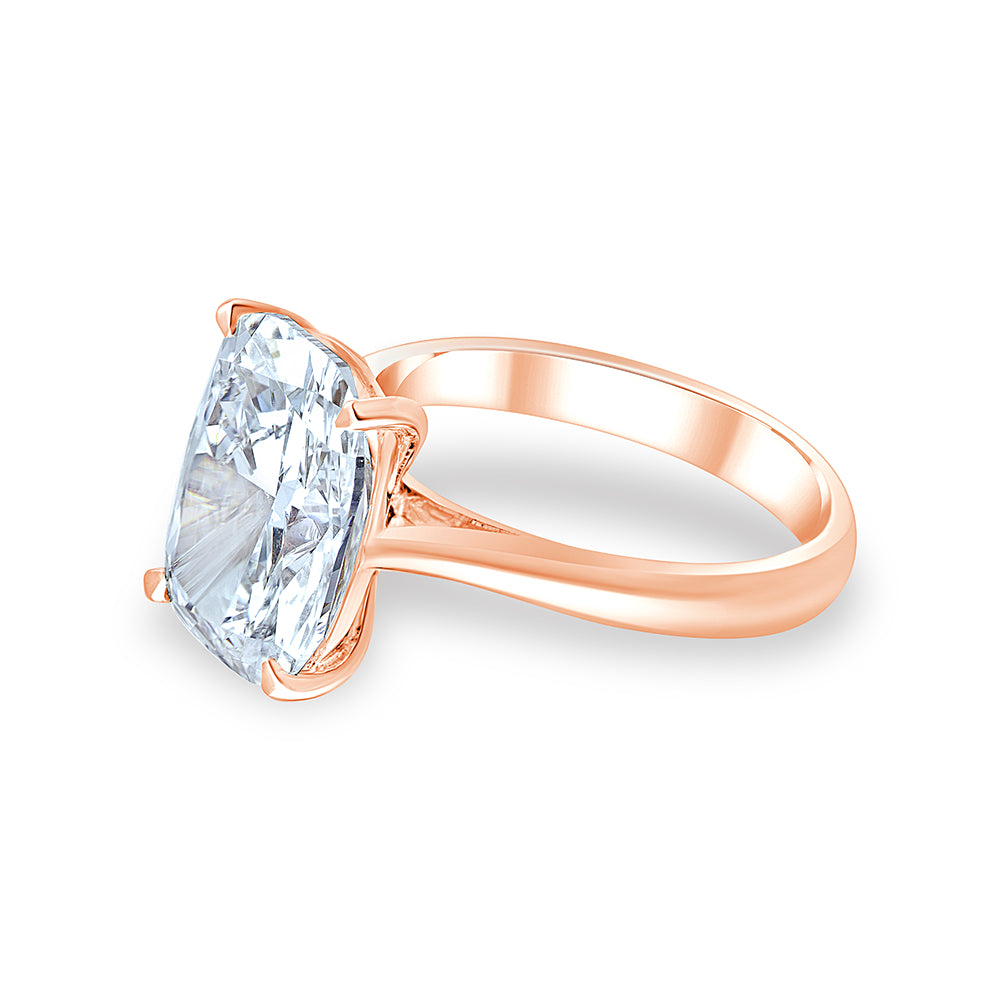 Cushion Cut Solitaire Ring