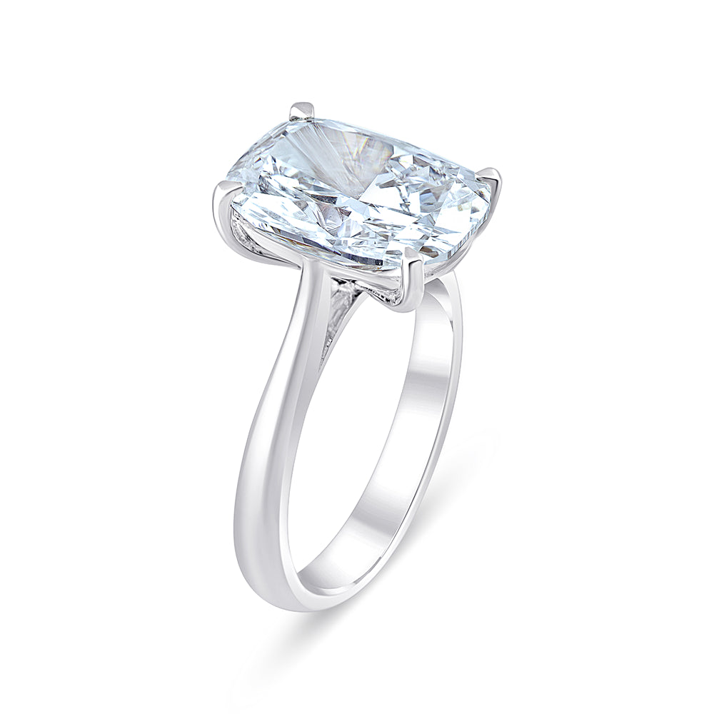 Cushion Cut Solitaire Ring