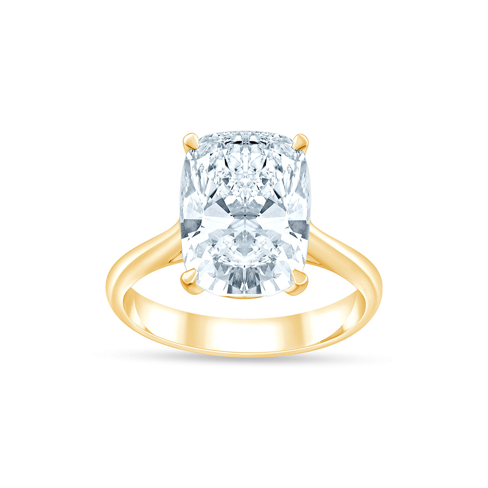 Cushion Cut Solitaire Ring