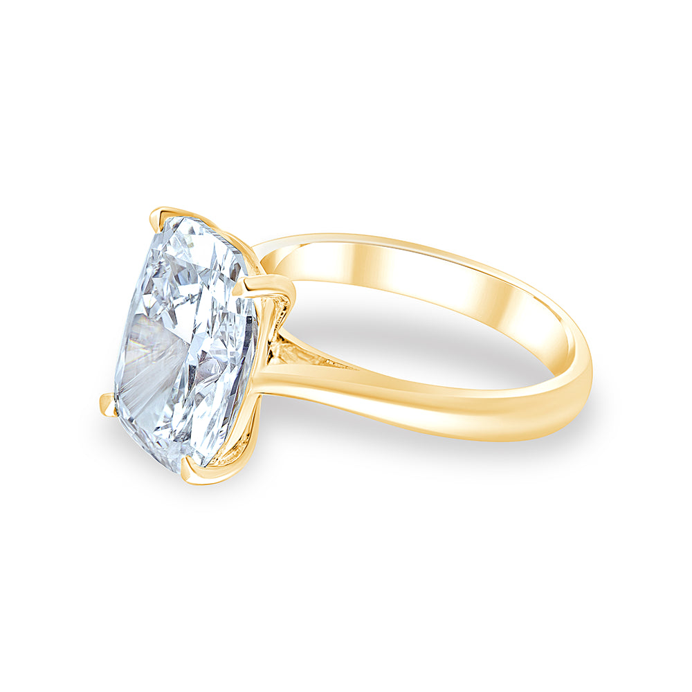 Cushion Cut Solitaire Ring