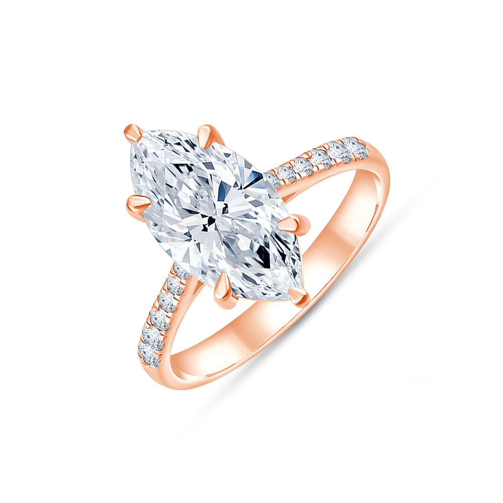 Marquise Cut Solitaire Ring