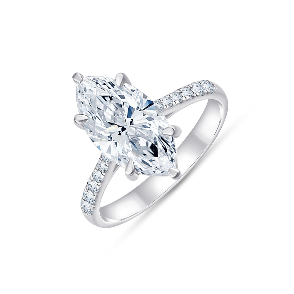 Marquise Cut Solitaire Ring