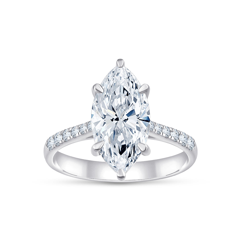 Marquise Cut Solitaire Ring