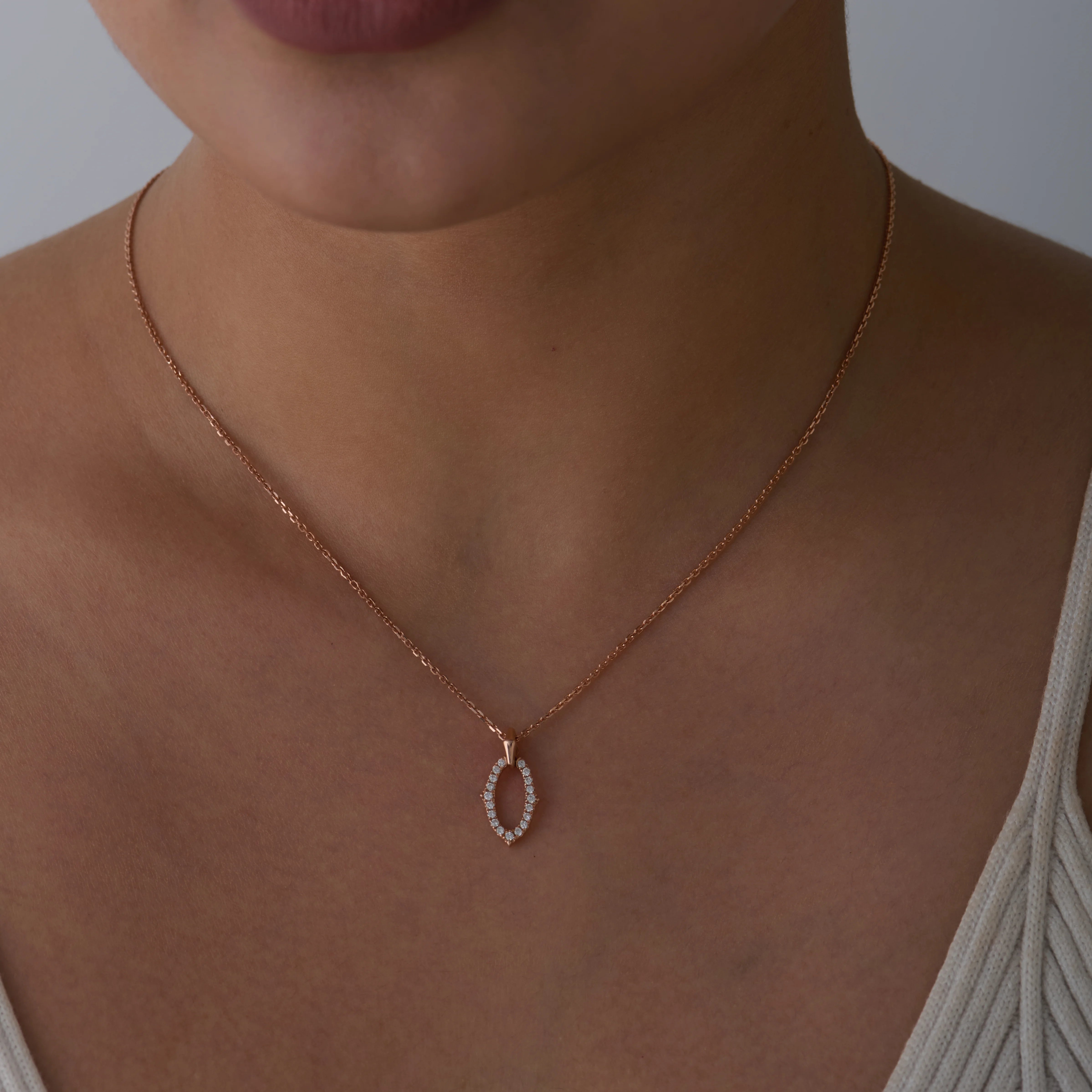 Channel Open Oval Pendant