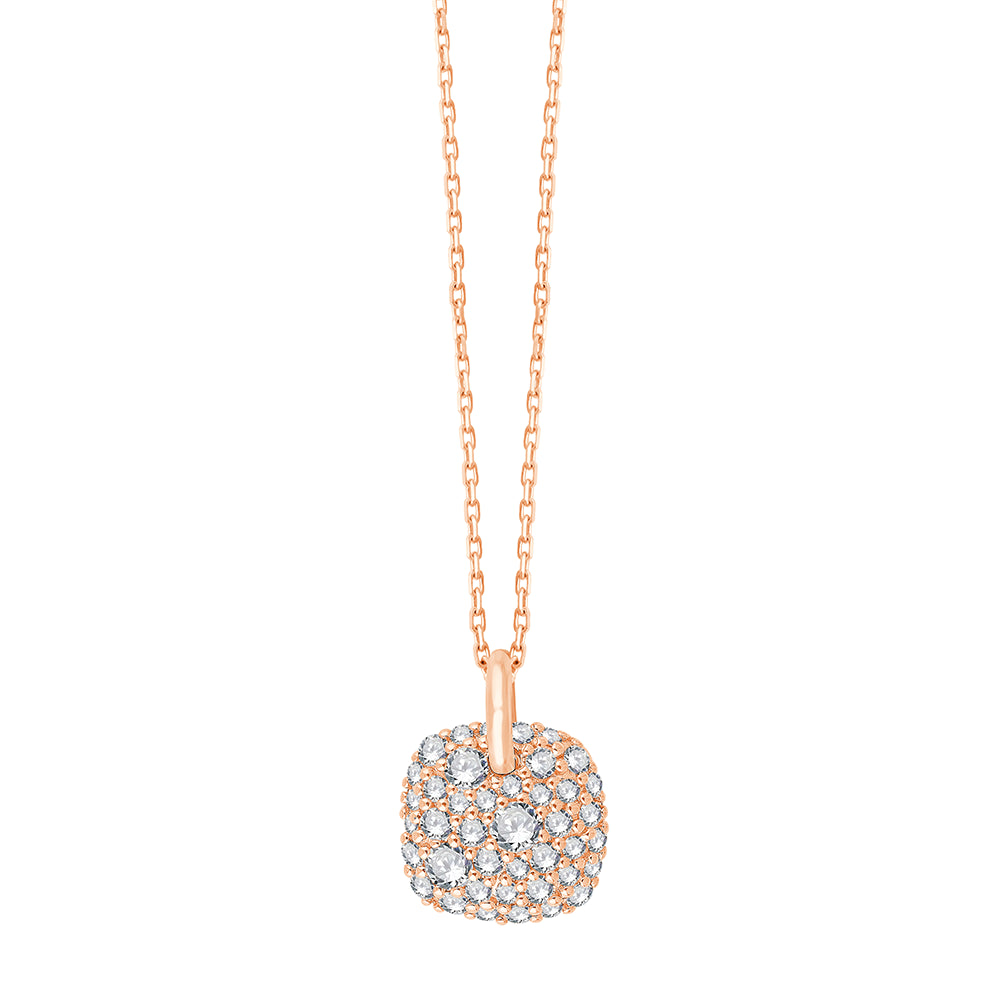 Cushion Charm Pav Pendant