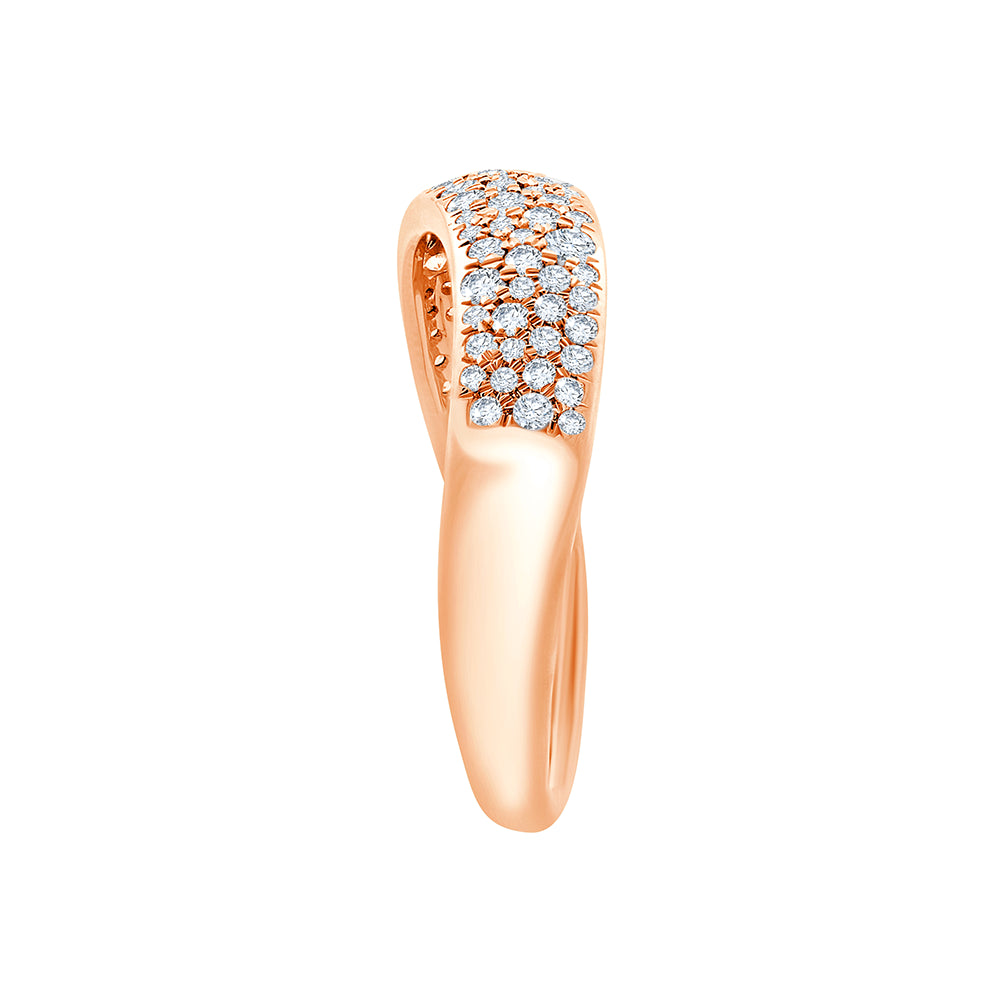 Brilliant Cut Pav Diamond Band