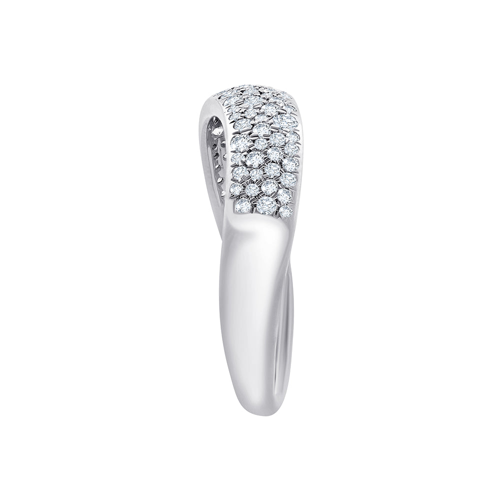 Brilliant Cut Pav Diamond Band