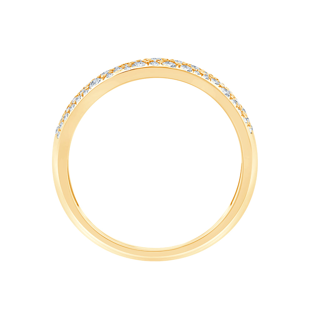 Brilliant Cut Pav Diamond Band