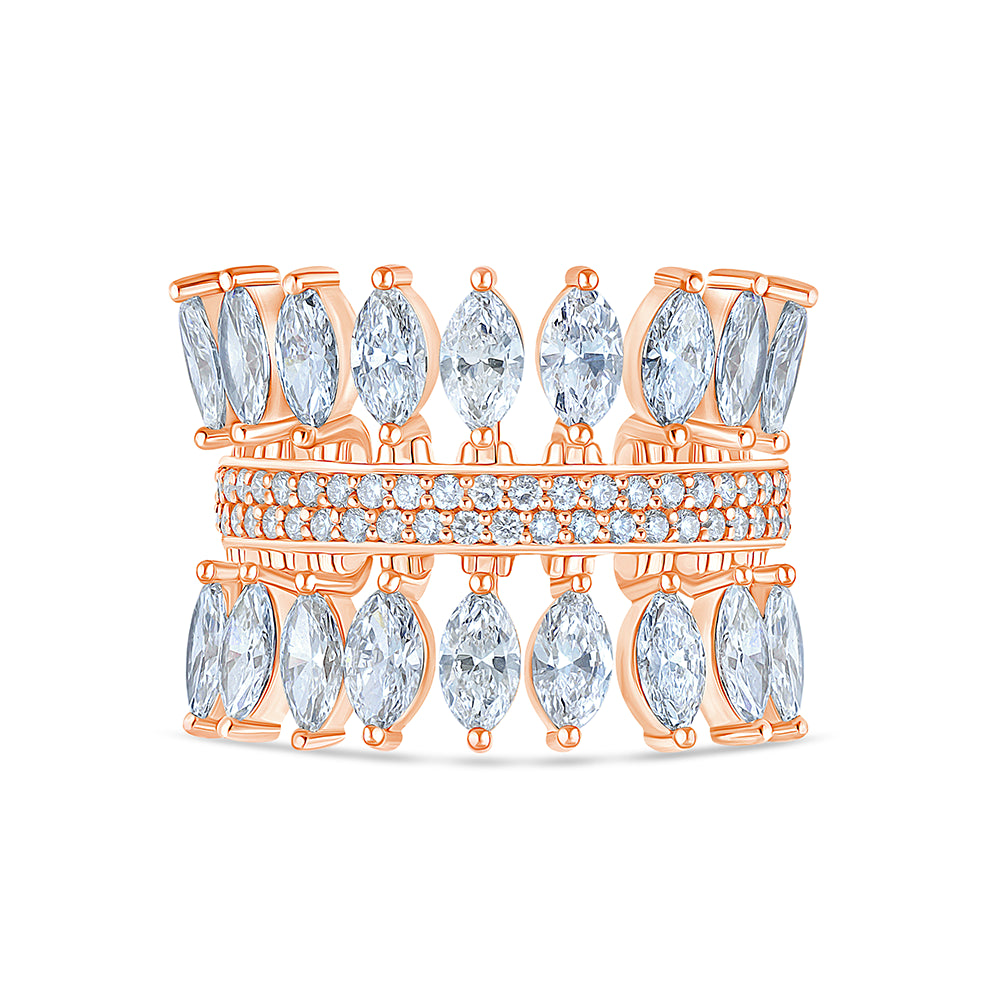 Marquise Leaf Ring