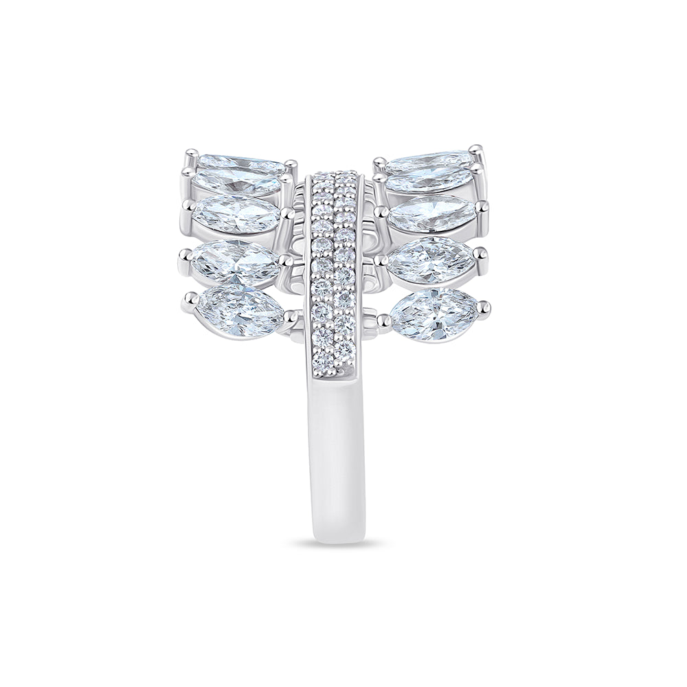 Marquise Leaf Ring