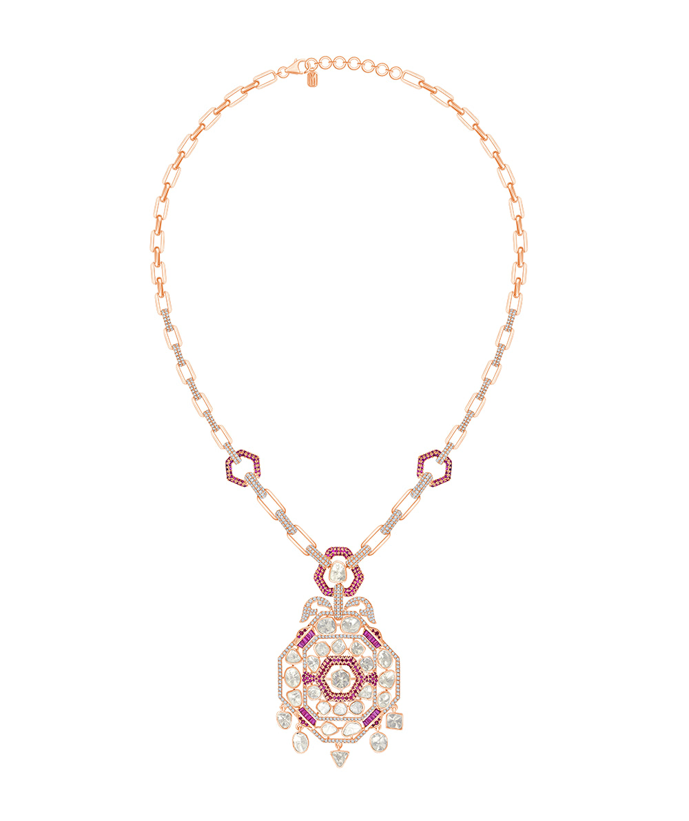 Polki Semi Precious Stone Pendant