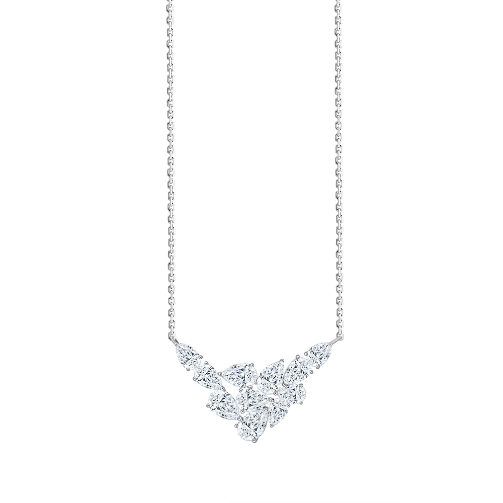 Pear Cut VShaped Pendant