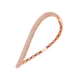 Brilliant Cut Wave Bracelet