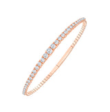 Brilliant Cut Half Eternity Bracelet