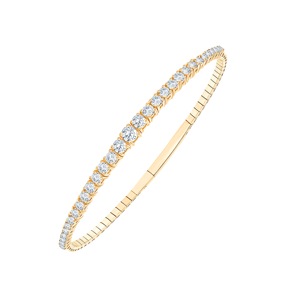 Brilliant Cut Half Eternity Bracelet