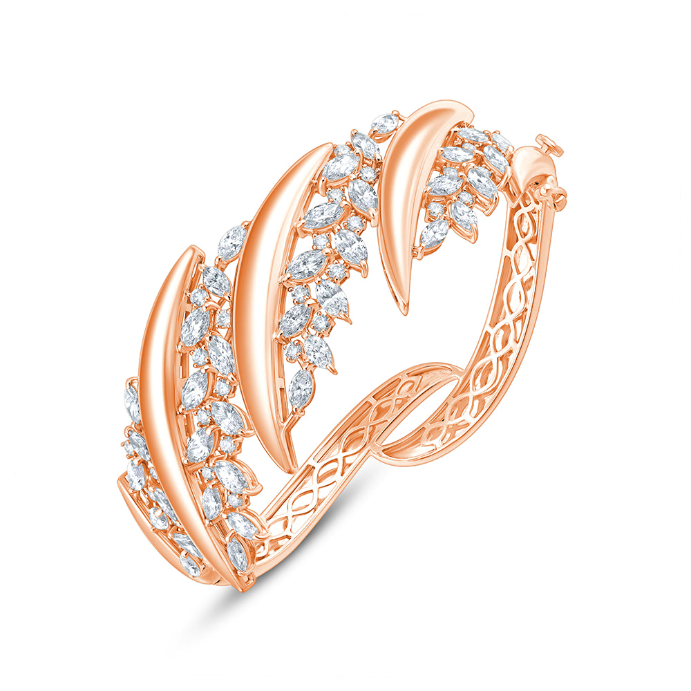 Marquise Cut Blade Motif Bracelet