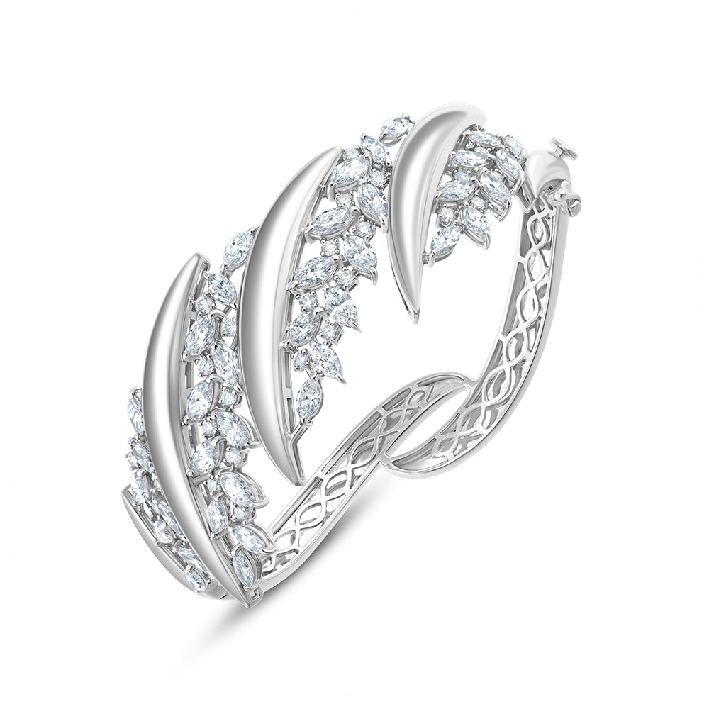 Marquise Cut Blade Motif Bracelet