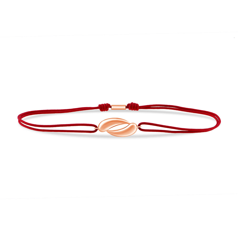 Interlocking Petals Cord Bracelet