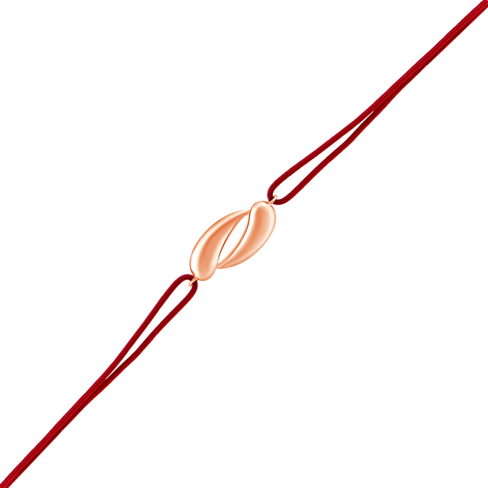 Interlocking Petals Cord Bracelet